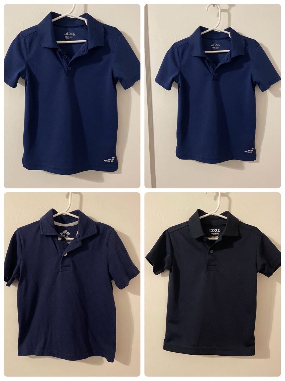 Bundle/lot of 4 size XXS 4/5 uniform school